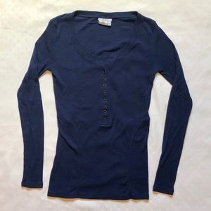 DKNY Henley Long Sleeve Shirt